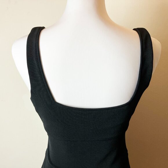 Vintage Cache Black Midi Sheath Dress with Gold/Bronze Studs | Size 4 | EUC - Picture 6 of 12
